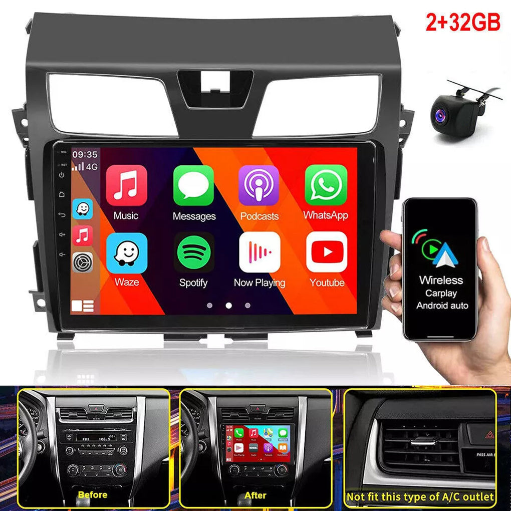 10.1" Car Stereo Radio for Nissan Altima 2013-2018 Apple Carplay 32G Android 14 Cars