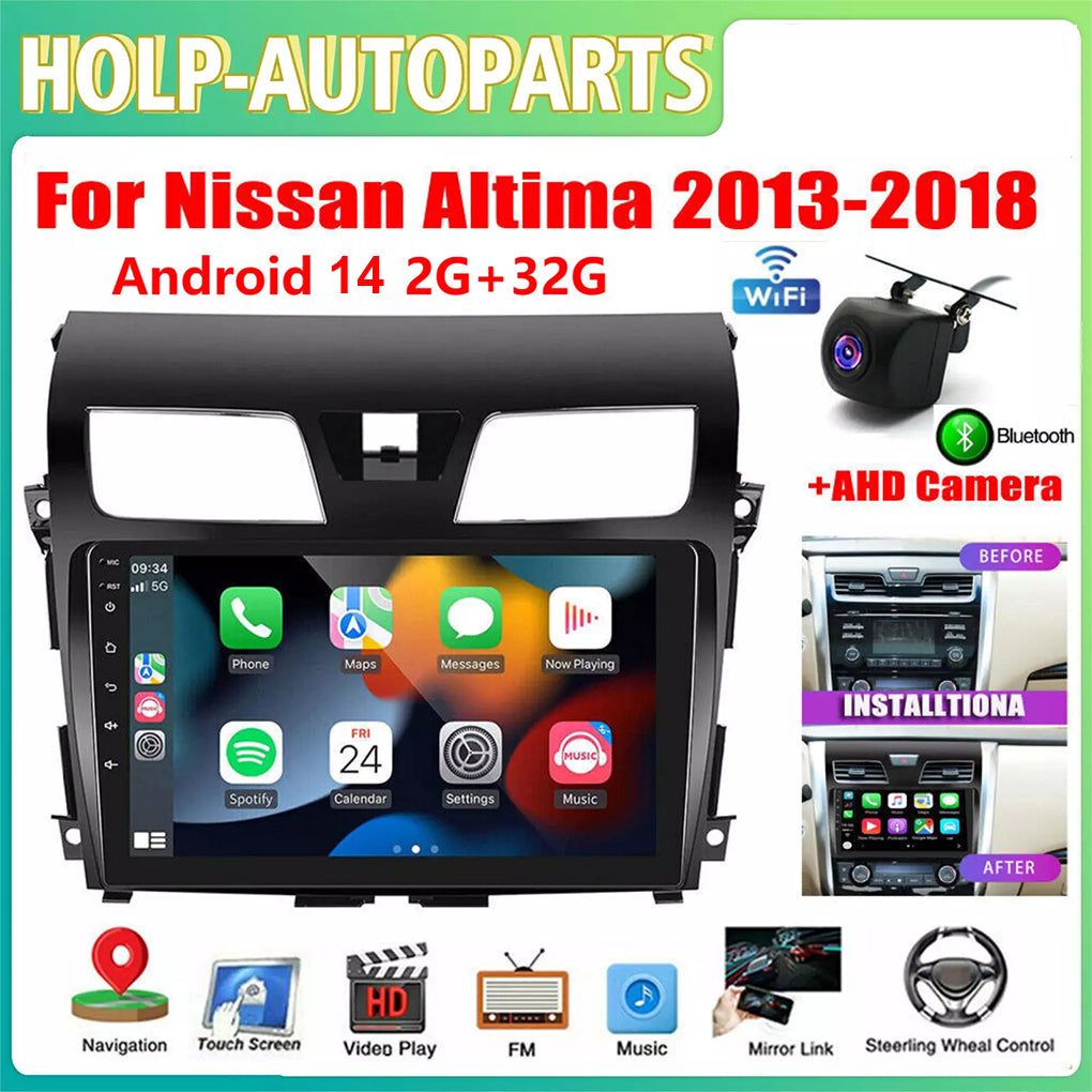 10.1" Car Stereo Radio for Nissan Altima 2013-2018 Apple Carplay 32G Android 14 Cars