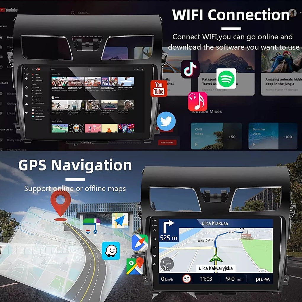 10.1" Car Stereo Radio for Nissan Altima 2013-2018 Apple Carplay 32G Android 14 Cars