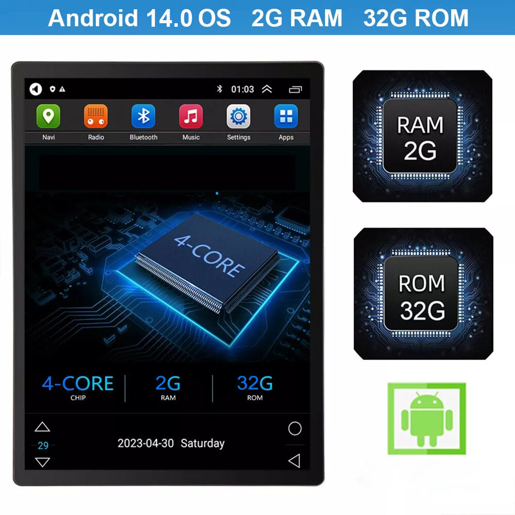 Car Stereo GPS Radio for Dodge Ram 1500 2500 3500 2013-2018 Android 14 Carplay