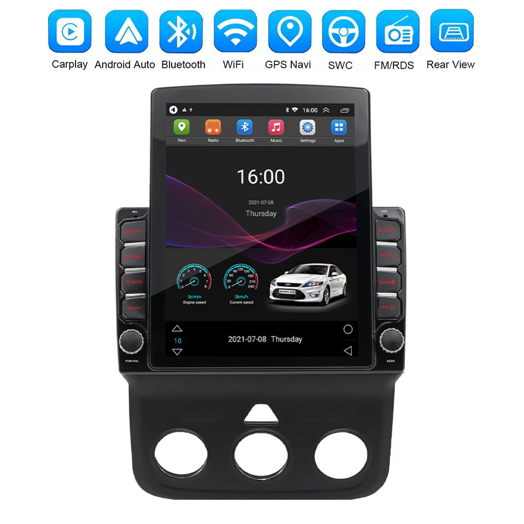 Car Stereo GPS Radio for Dodge Ram 1500 2500 3500 2013-2018 Android 14 Carplay