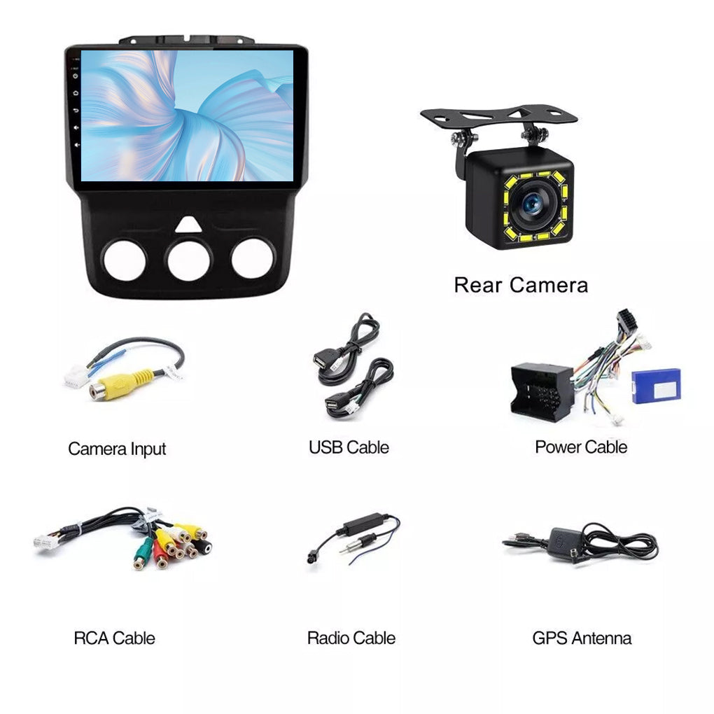 Android 14 2+64G Car Stereo Radio for Dodge Ram 1500 2500 3500 Carplay 2013-2018