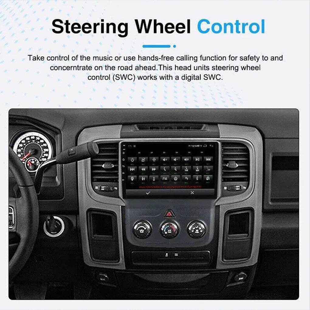 Android 14 2+64G Car Stereo Radio for Dodge Ram 1500 2500 3500 Carplay 2013-2018
