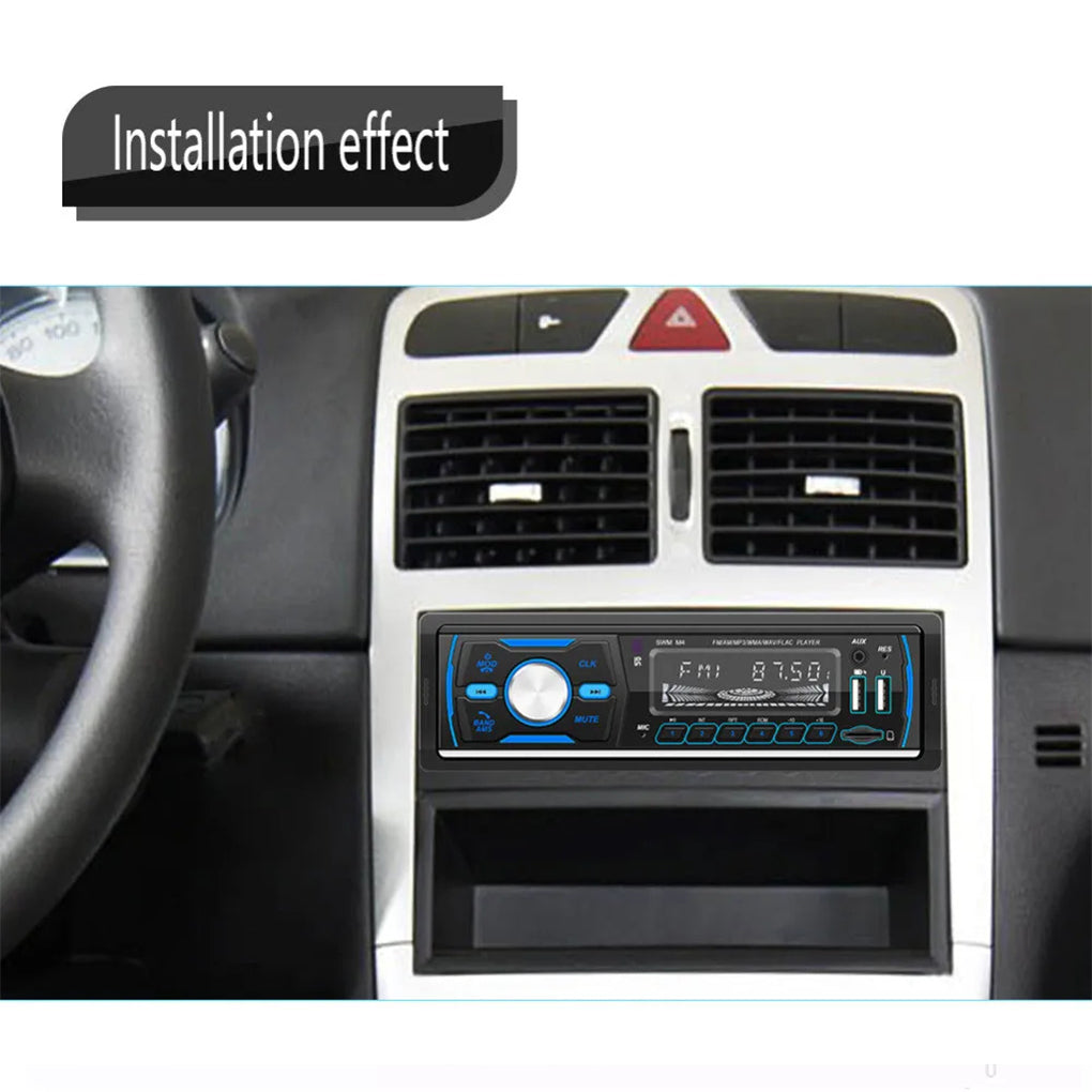 DAB+ Single 1DIN RDS AM FM Car Stereo Radio Bluetooth MP3 Player USB TF BT AUX