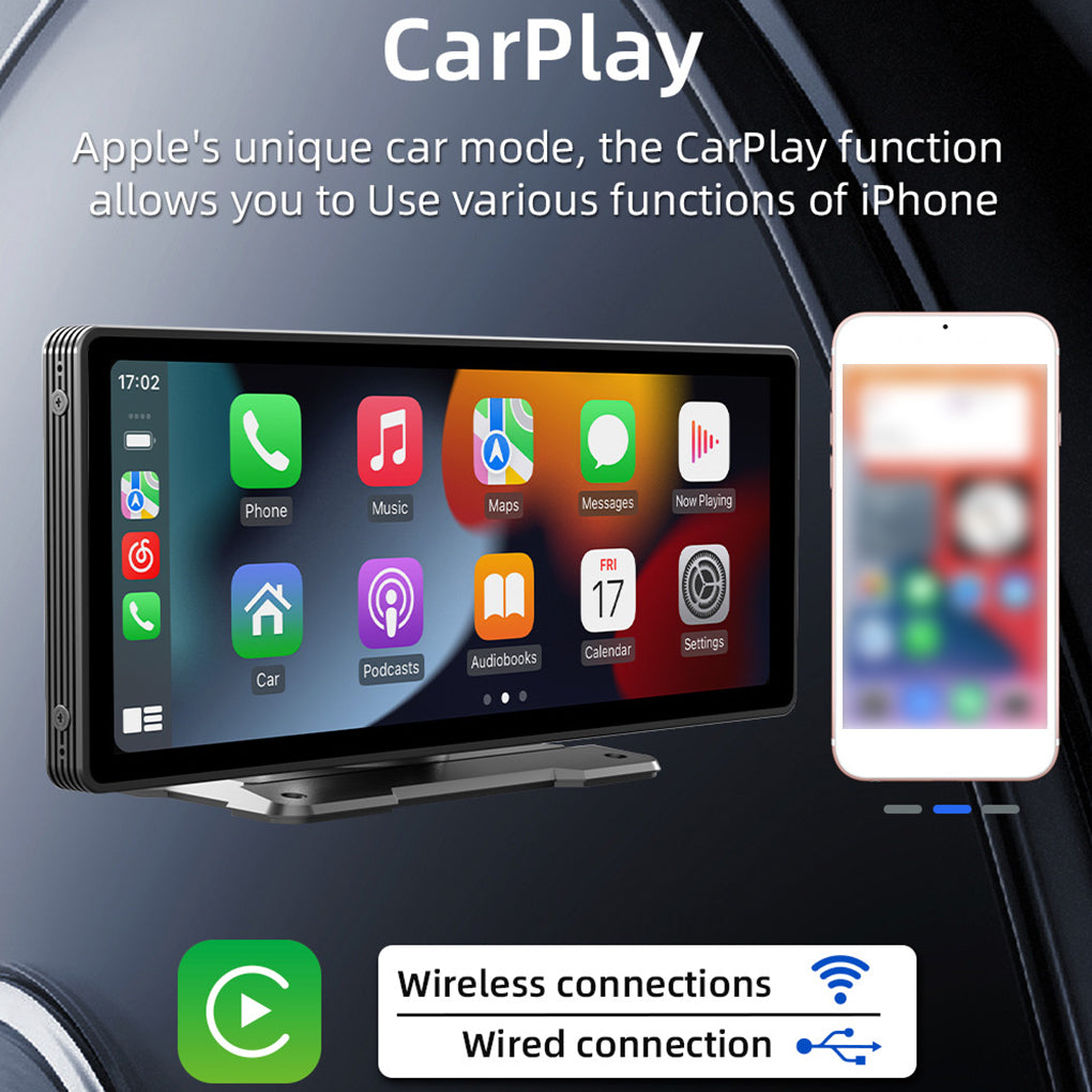10.26 inch wireless carplay portable screen car MP5 navigation reversing interconnection car bluetooth player car radio B5303