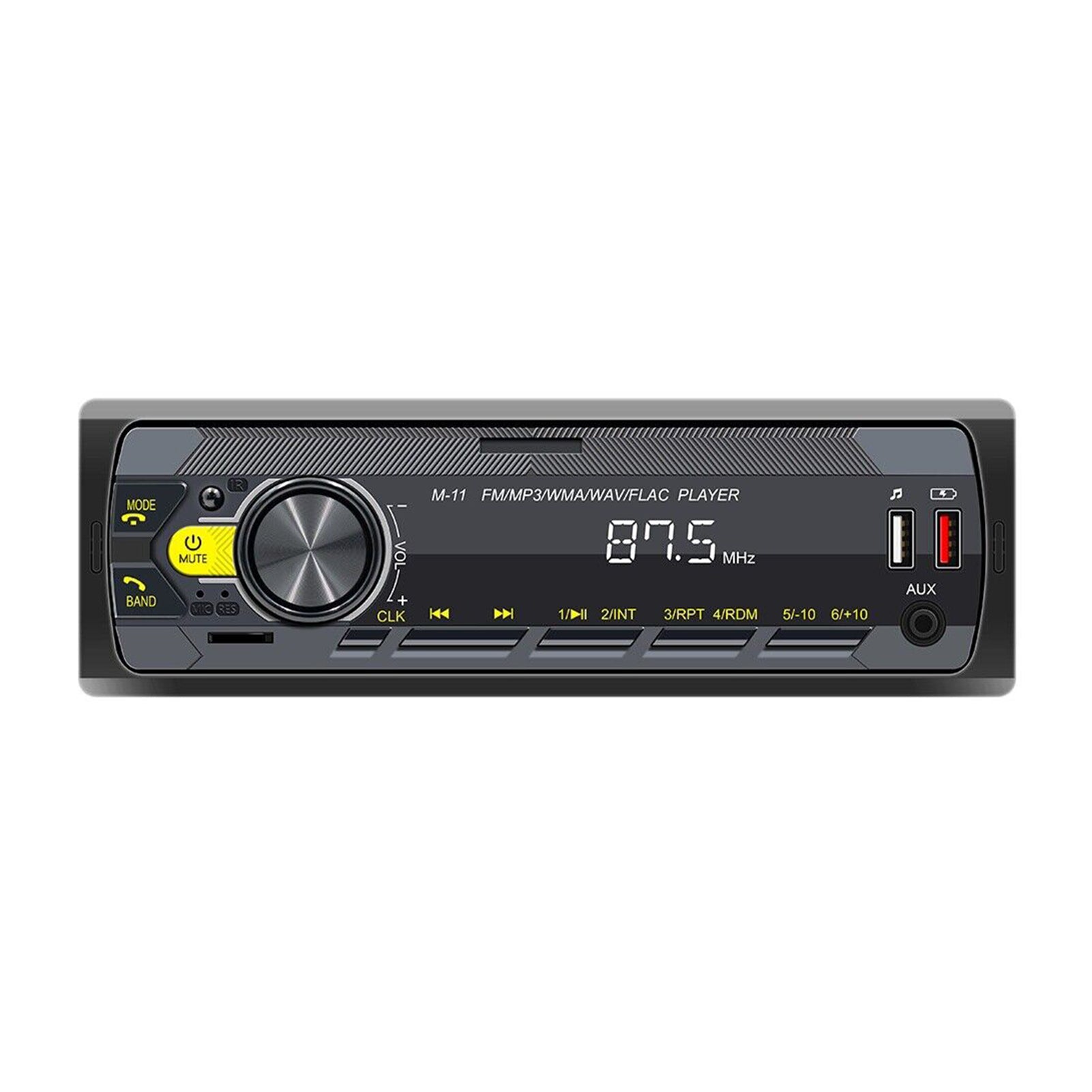 12V Car MP3 Player Bluetooth Hands-free FM Car Radio Colorful Light Audio Central Control Car Radio M11