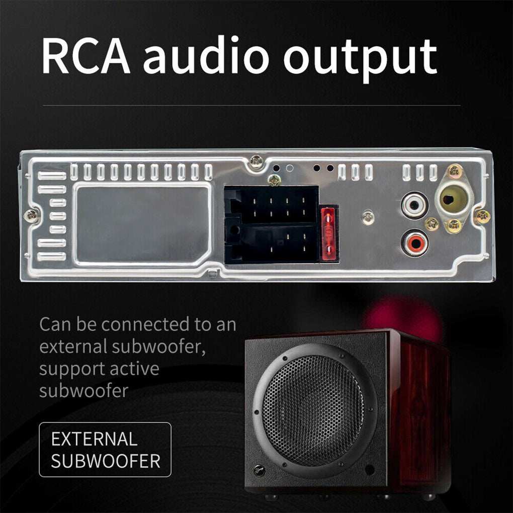 12V Car MP3 Player Bluetooth Hands-free FM Car Radio Colorful Light Audio Central Control Car Radio M11