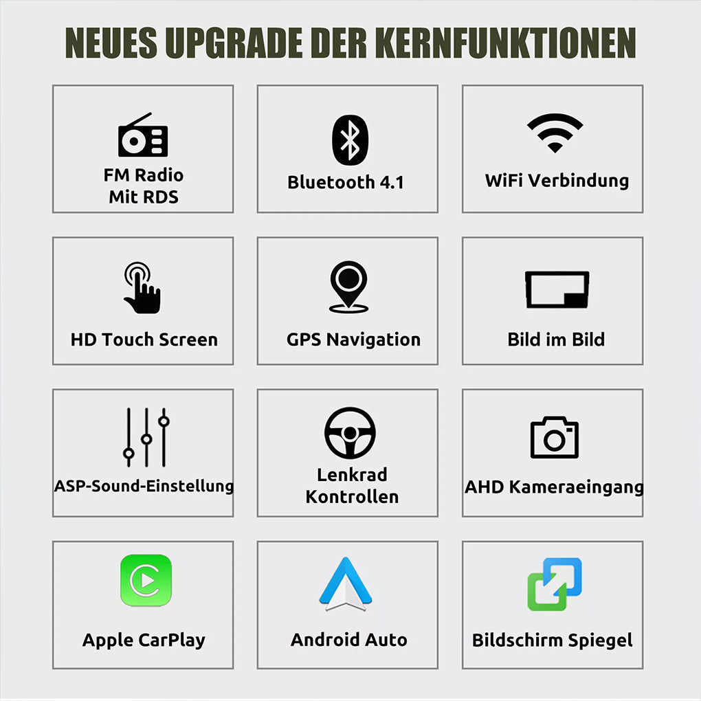 Suitable for Mercedes-Benz Smart W451 05-10 models modified Android 14, 9-inch large screen central control car navigation carplay car radio