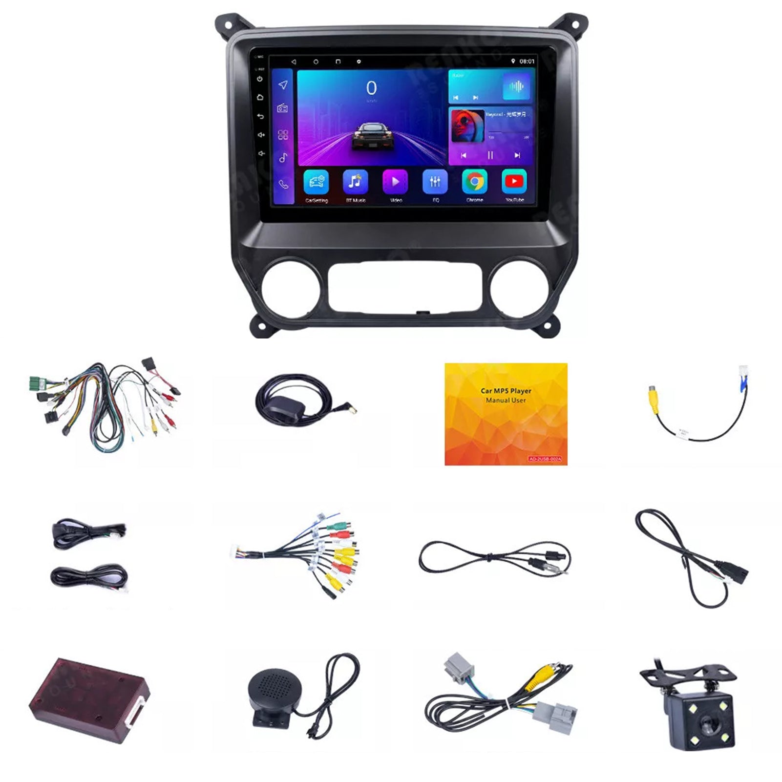 Suitable for Chevrolet Silverado GMC Sierra2014-2018 10.1" Android 14 Reversing Image Integrated Car Radio