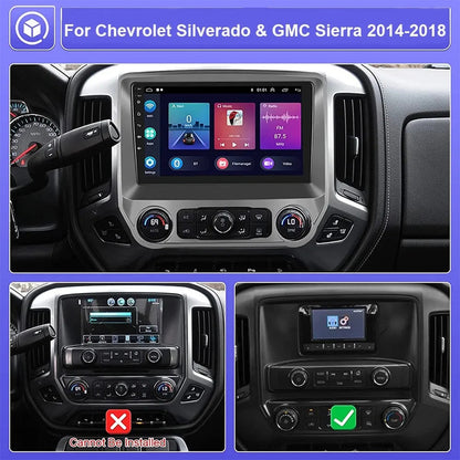 Suitable for Chevrolet Silverado GMC Sierra2014-2018 10.1" Android 14 Reversing Image Integrated Car Radio