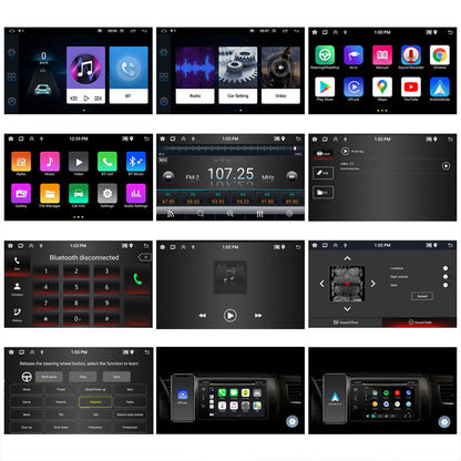 Manual retractable Android 14 7-inch car MP5 card player Bluetooth call reversing priority with MP3 car radio
