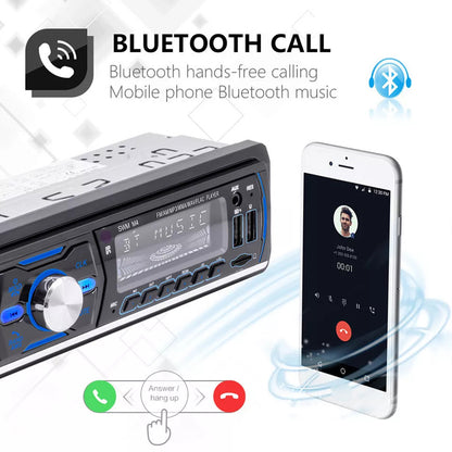DAB+ Single 1DIN RDS AM FM Car Stereo Radio Bluetooth MP3 Player USB TF BT AUX
