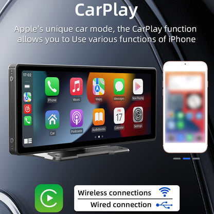 10.26 inch wireless carplay portable screen car MP5 navigation reversing interconnection car bluetooth player car radio B5303