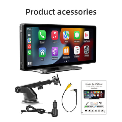 10.26 inch wireless carplay portable screen car MP5 navigation reversing interconnection car bluetooth player car radio B5303