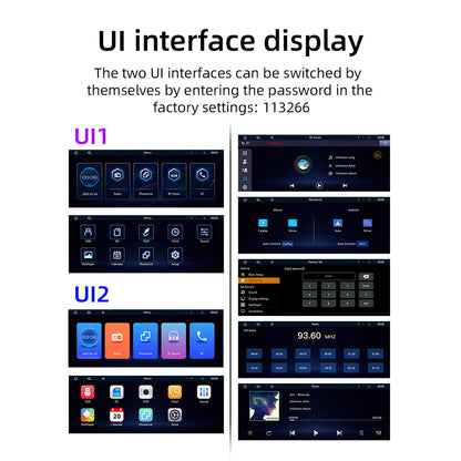 10.26 inch wireless carplay portable screen car MP5 navigation reversing interconnection car bluetooth player car radio B5303