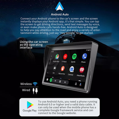 Single 1DIN 7" Flip Out Car Stereo BT CarPlay FM Radio Touch Screen MP5 Player