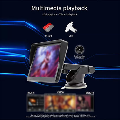 Single 1DIN 7" Flip Out Car Stereo BT CarPlay FM Radio Touch Screen MP5 Player