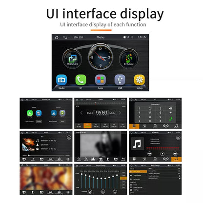 Single 1DIN 7" Flip Out Car Stereo BT CarPlay FM Radio Touch Screen MP5 Player