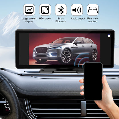 10" Portable Car Stereo Wireless Apple Carplay & Android Auto Radio Touch Screen